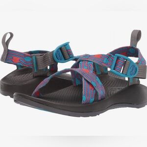 Chaco Kids Water Shoes - Blue and Red